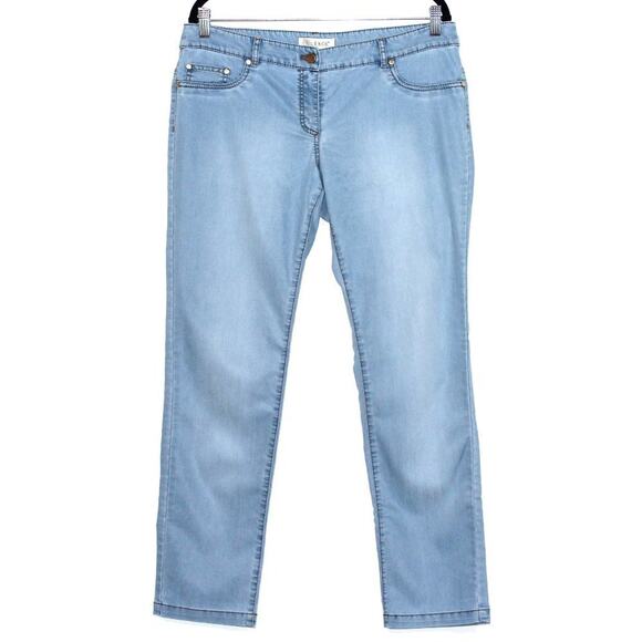 EKOL Light Wash Slim Leg Jeans Size Large - Picture 1 of 7